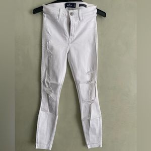White Ripped Jeans